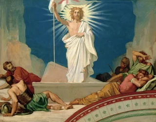 Estudo para a ressurreição de Cristo, 1860 (óleo no cartão)